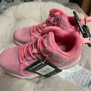 AND1 Vibrant Pink High-Top Sneakers
